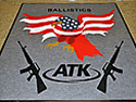 Custom Made ToughTop Logo Mat ATK Small  Caliber  Systems  of  Independence  Missouri